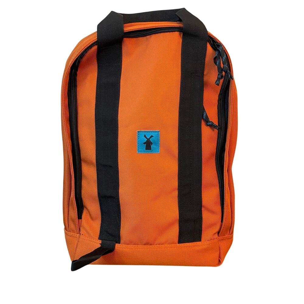 Dutch Bros Coffee Backpack Orange Daypack Travel Casual Merch Bag Unisex